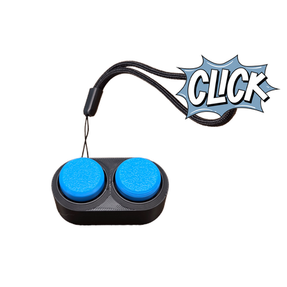 Jouet Clicker en forme d'arcade 2 touches
