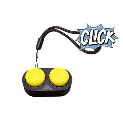 Jouet Clicker en forme d'arcade 2 touches