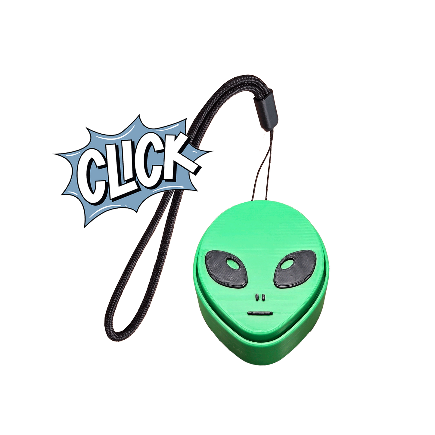 Jouet Clicker en forme d'Alien