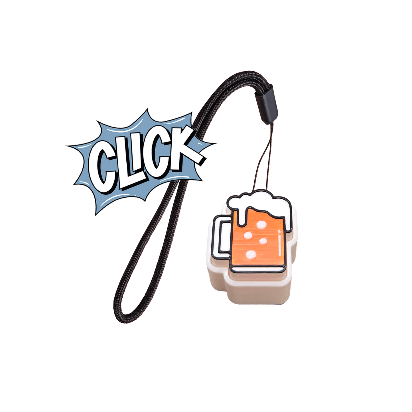 Jouet Clicker en forme de Bière