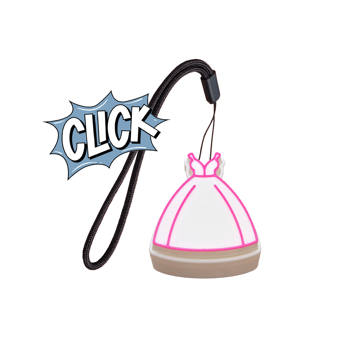 Jouet Clicker en forme de Robe