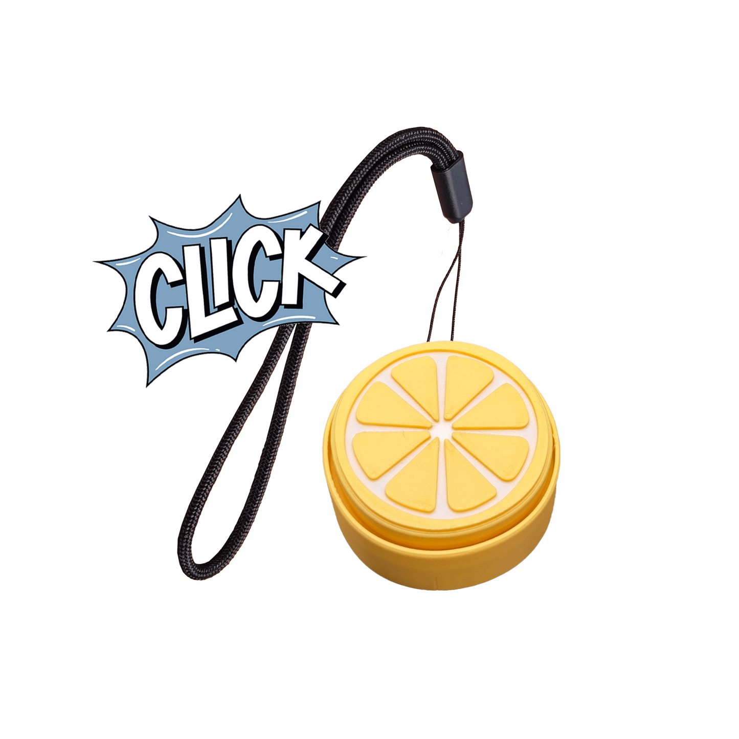 Jouet Clicker en forme de Citron