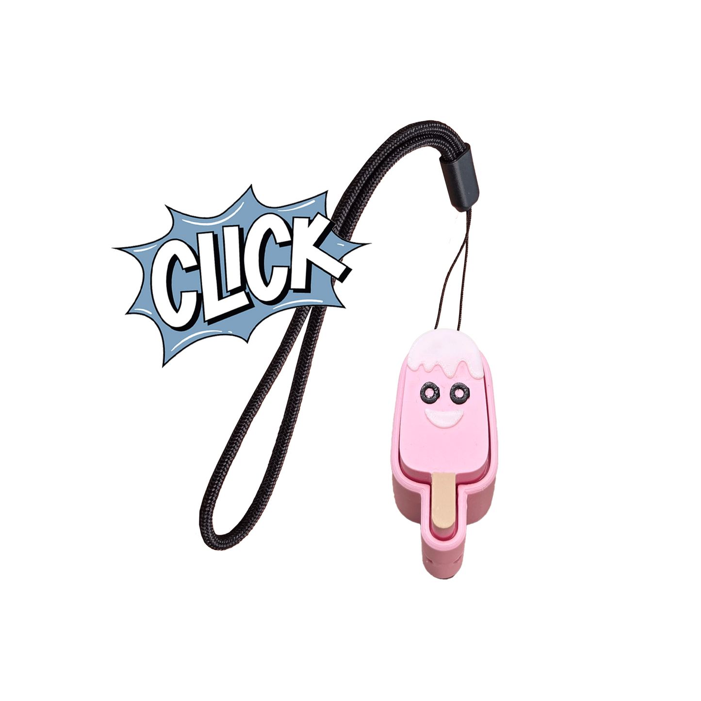 Jouet Clicker en forme de Popsicle