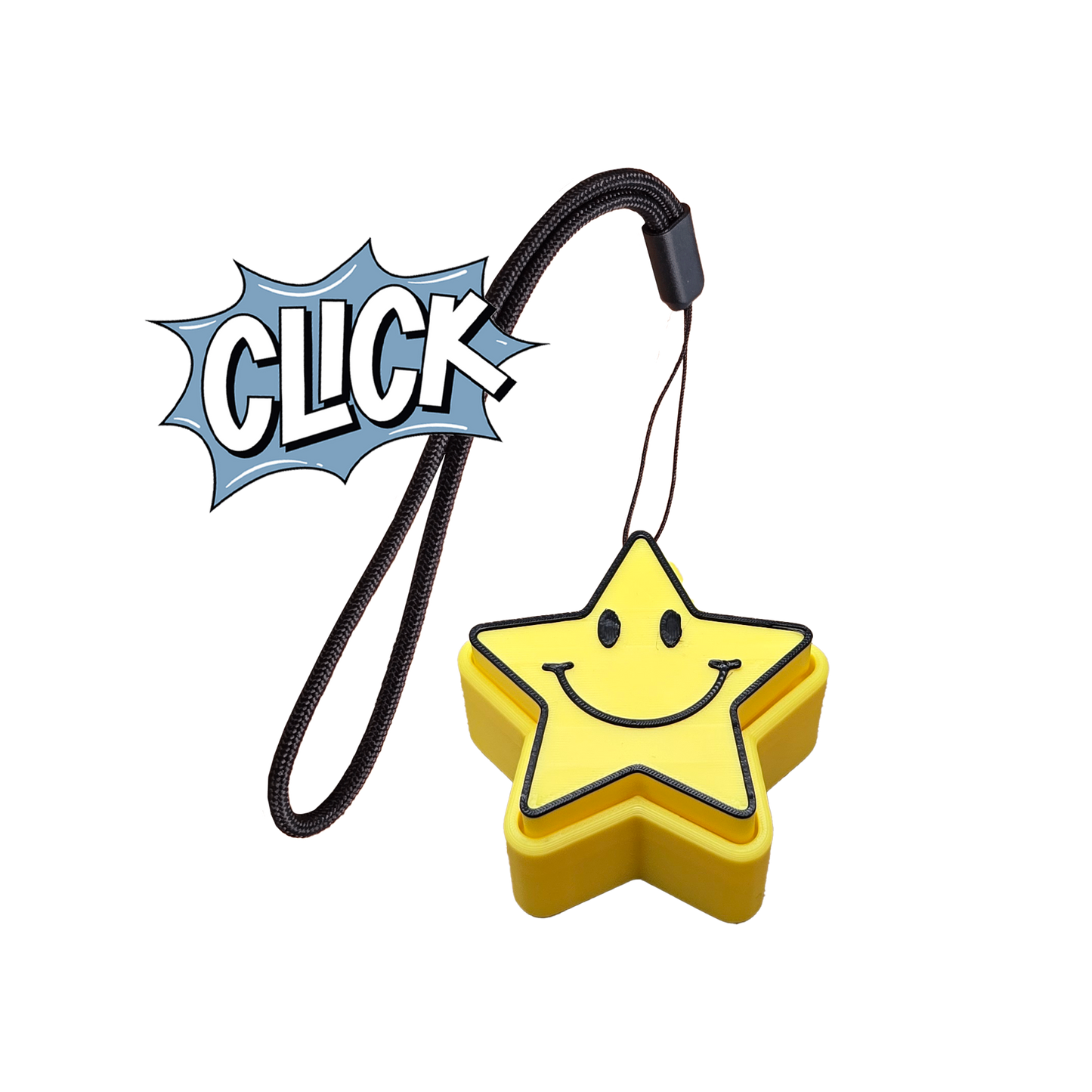 Jouet Clicker en forme d'Étoile Sourir