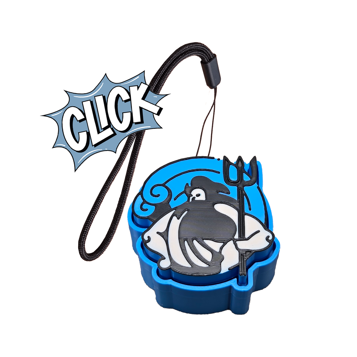 Jouet Clicker en forme de Poseidon