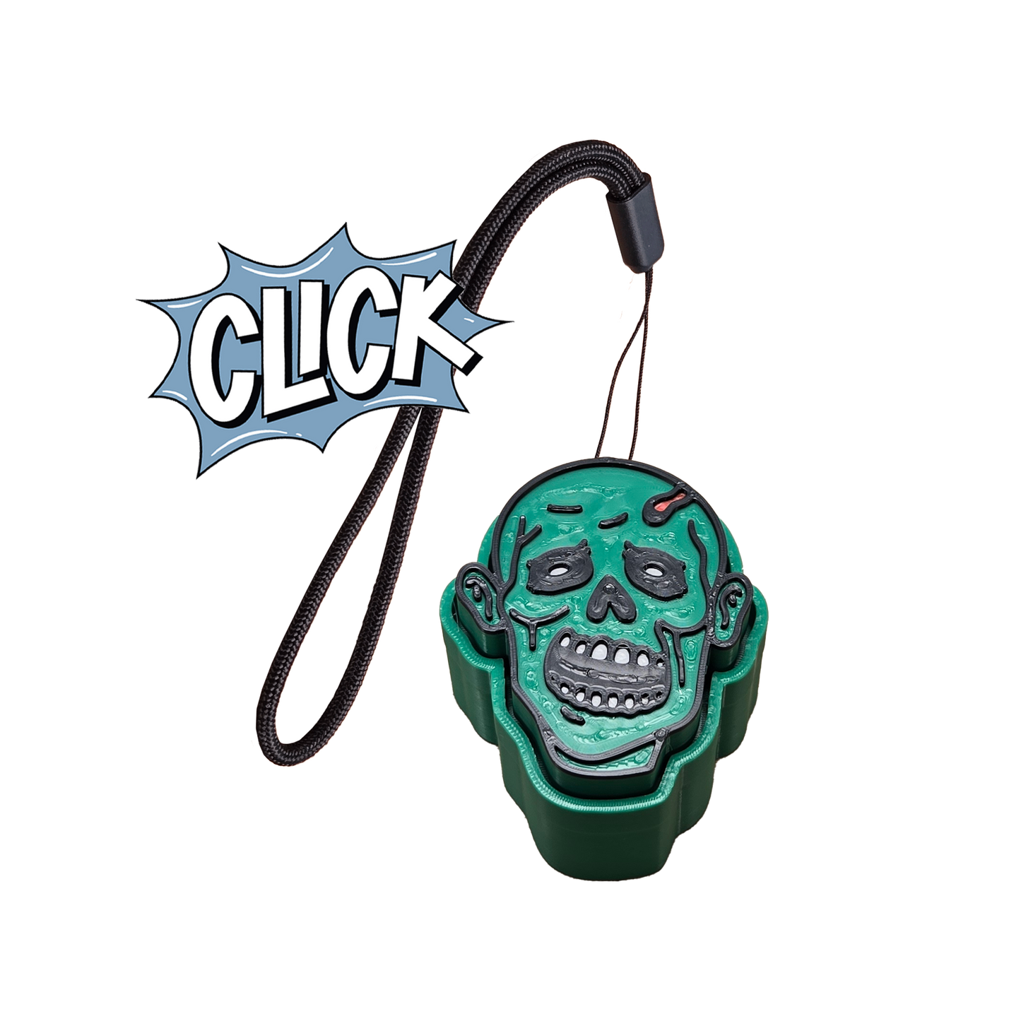 Jouet Clicker en forme de Zombie
