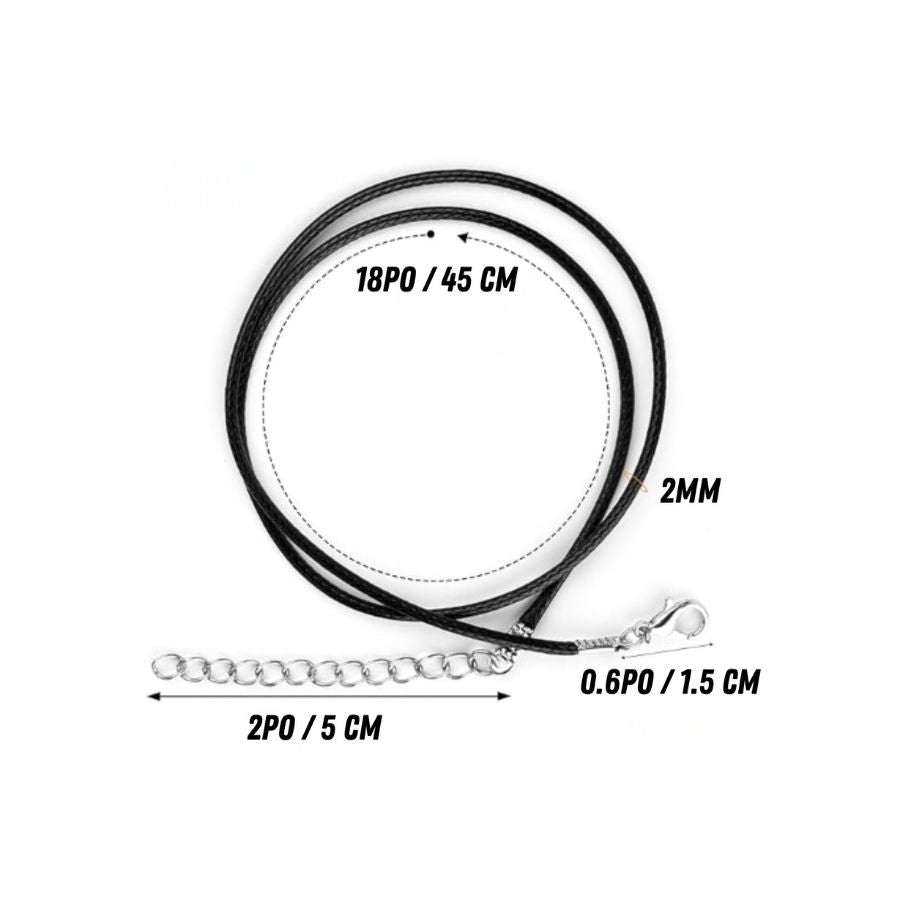 Collier dimensions et longueurs